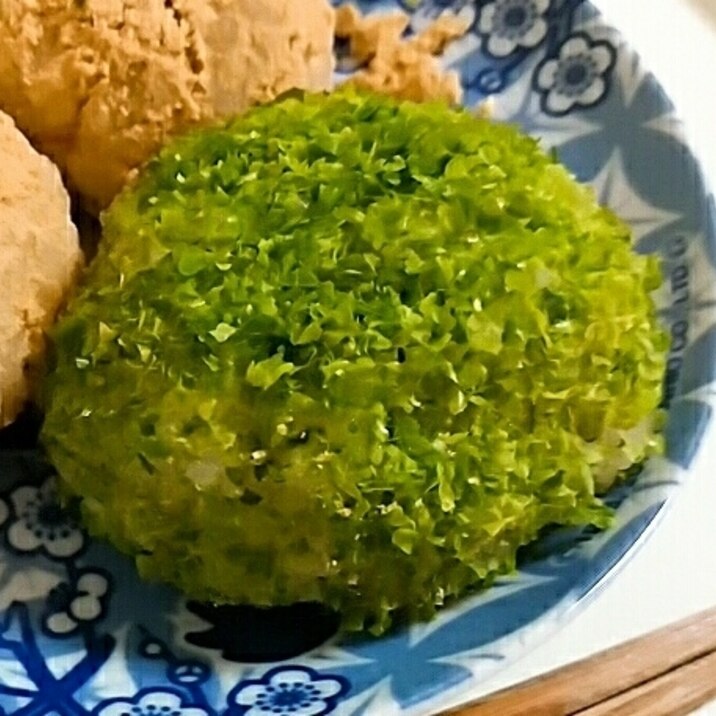 青海苔のおはぎ